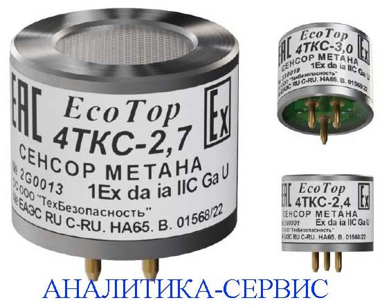 Сенсор метана 4ТКС общий вид