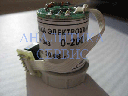 Ячейка электрохимическая на СО ИБЯЛ418.425.035-21 к ДАХ-СО-200 общий вид