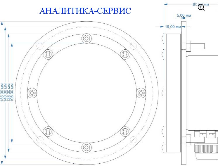 Размеры сигнализатора уровня СУМ-5330 является аналогом
AKO-5330, SOLIBA M, SOLIBA MS, KOBOLD NMF.